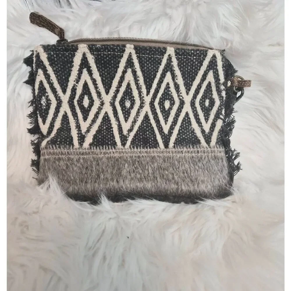 Myra bag cowhide wristlet